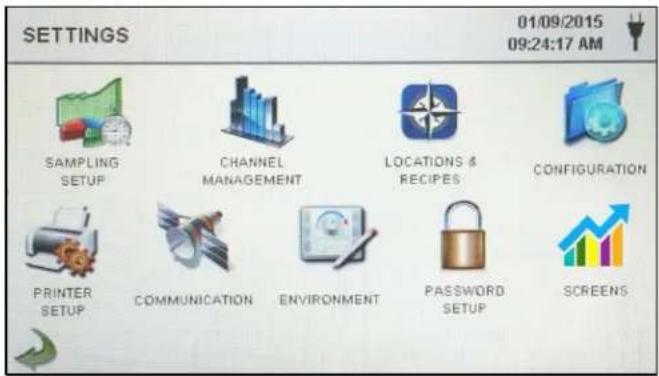 PCE Instruments PQC 20 - 6-1 Settings - 2