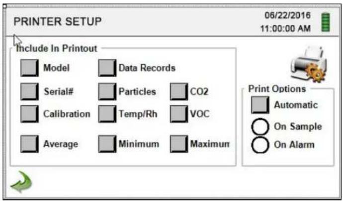 PCE Instruments PQC 22 - 6-6 Printer Setup - 2