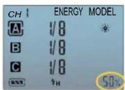 CH | ENERGY MODEL A 1/8 B 1/8 C 1/8 ATT TH 50%