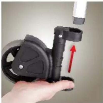 Pearstone PSL-3S - Installing the Wheels - 1