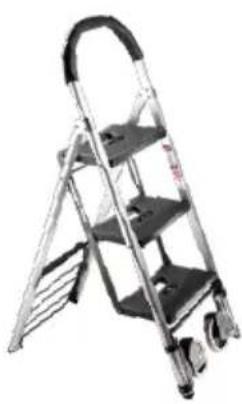 Pearstone PSL-3S - To use your Ladder Cart as a ladder, follow these steps: - 1