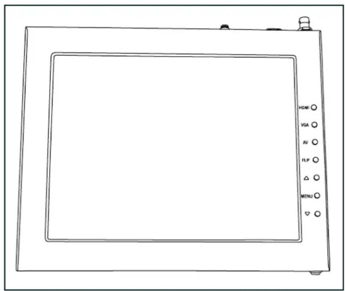 Ikan PT4500W-TK - Monitor Ports - 2