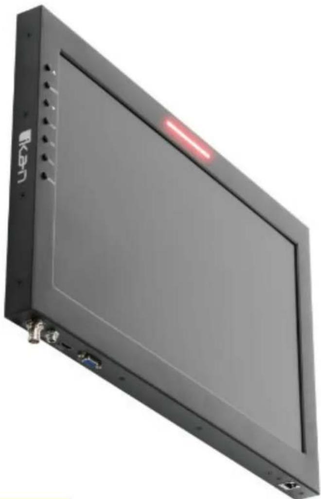 Ikan PT4700S-TMW - 19" High-bright Teleprompter LED ikan Widescreen Monitor w/ Tally - 1
