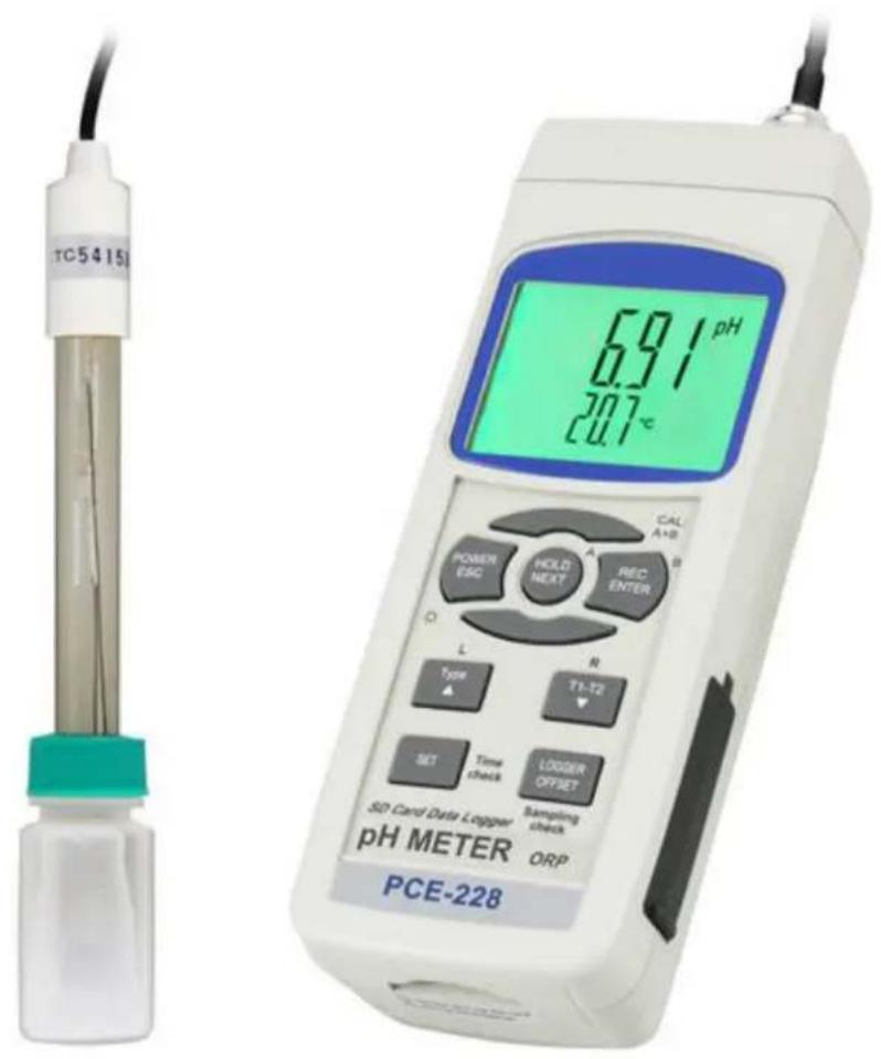 PCE Instruments 228SF - Manual pH Meter PCE-228 - 1