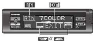 PANASONIC CQ-HX1083W - Front Panel Setting [FACE] - 14