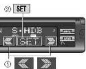 PANASONIC CQ-HX1083W - Menu - 1