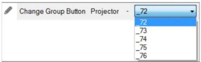 Change Group Button Projector _72 _72 _73 _74 _75 _76
