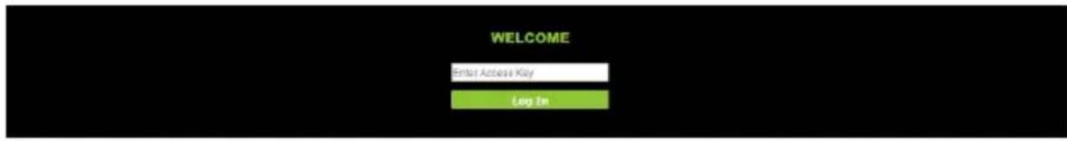 WELCOME Enter Access Key Leg In