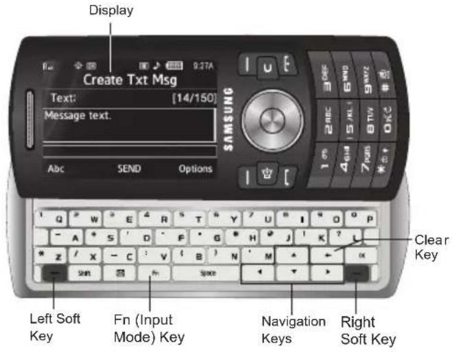 SAMSUNG Messager II - Section 5: Entering Text - 1