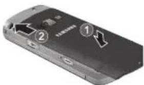 SAMSUNG Messager II - Installing the Battery - 2