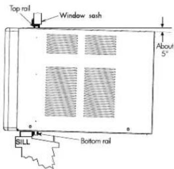 GE AWES06 - INSTALL THE AIR CONDITIONER IN THE WINDOW - 1