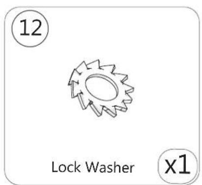 12 Lock Washer x1