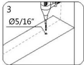 DreamLine Unidoor Plus SHDR-24283634-04 - 6"-34" In-Line Half Wall Stationary Panel Installation - 13