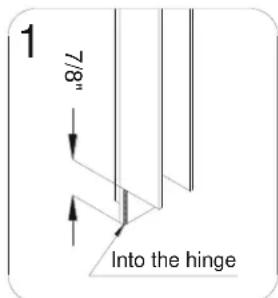 DreamLine Unidoor Plus SHDR-24283634-04 - Get three measurements: - 1