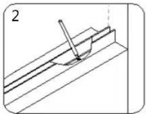 DreamLine Unidoor Plus SHDR-24283634-04 - 6"-34" In-Line Half Wall Stationary Panel Installation - 12