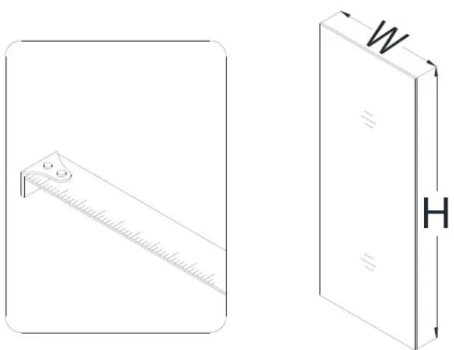 DreamLine Unidoor Plus SHDR-24283634-04 - 6"-34" In-Line Half Wall Stationary Panel Installation - 4