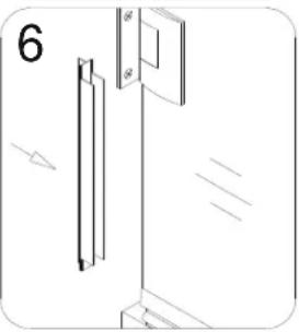 DreamLine Unidoor Plus SHDR-24283634-04 - Get three measurements: - 6