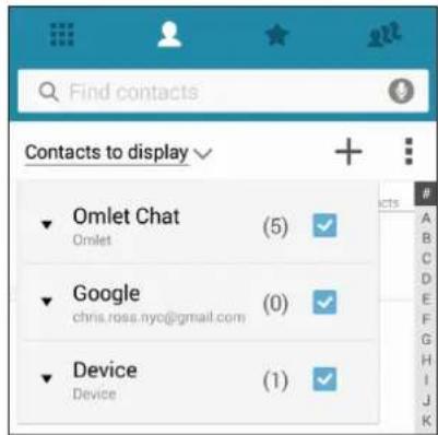 ASUS A502CG - Viewing your Omlet contacts from Contacts app - 1