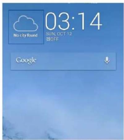 ASUS A502CG - Launching the Weather app - 1