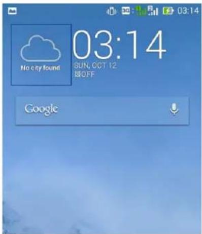ASUS A502CG - Getting the weather updates - 1