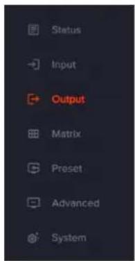 BZBGear BG-4K-VP44PRO - OutputMenu - 1