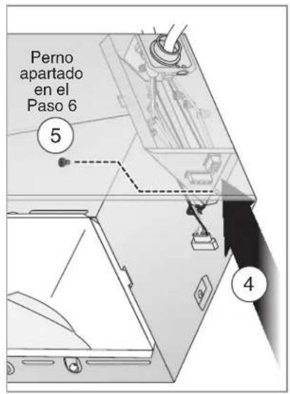 BROAN ZB110L1 - Instale la placa metálica, conecte los cables y reinstale el panel de cableado - 2