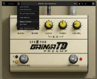 Kuassa Efektor Gainia TD - Authorization - 2