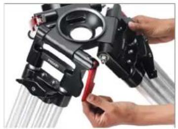 Proaim P-LLBT-100 - 100mm Bowl Baby Camera Tripod Stand Setup - 6