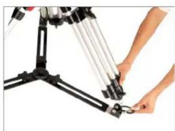 Proaim P-LLBT-100 - 100mm Bowl Baby Camera Tripod Stand Setup - 9