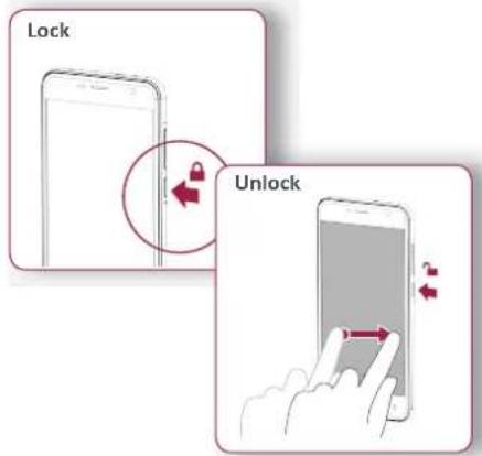 PRESTIGIO MultiPhone Wize G3 - Lock and unlock the screen - 1