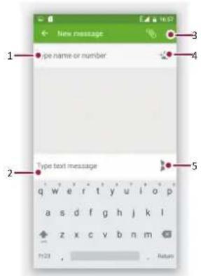PRESTIGIO MultiPhone Wize G3 - Send a message - 1
