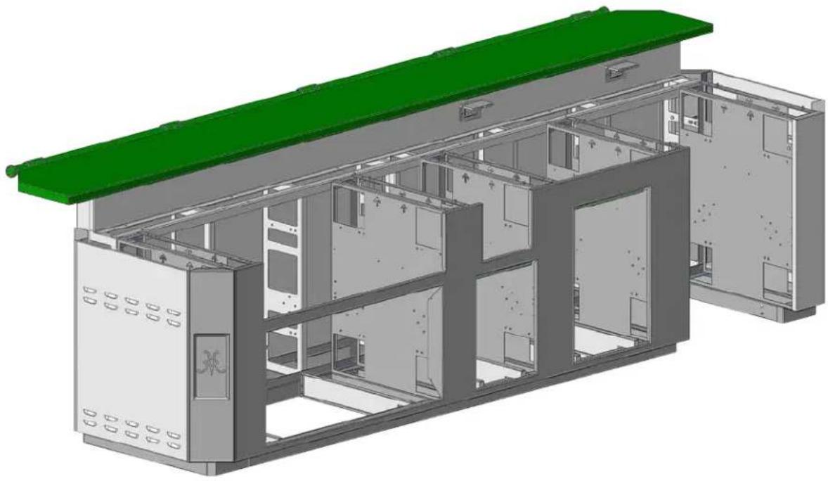 Hestan GESBK12 - BACK AND SUPPORT WALL ASSEMBLY - 3
