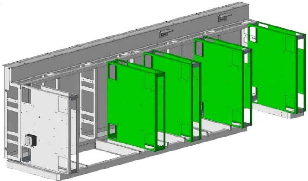 Hestan GESBK12 - BACK AND SUPPORT WALL ASSEMBLY - 2