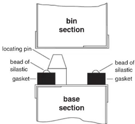 Scotsman ICS730 - Installing bin - 1