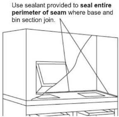 Scotsman ICS730 - Sealing bin interior - 2