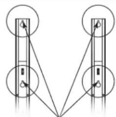 Middle Atlantic C3-24-LD2U - ATTACHING UPRIGHT PAIR TO THE FRAME AND YOUR WALL (CONTINUED) - 1