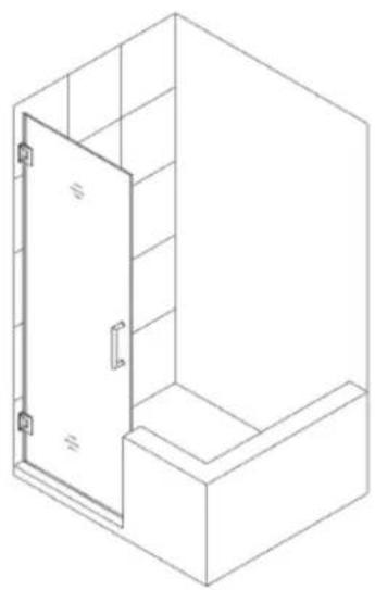 DreamLine Unidoor Plus SHEN-2428303436-04 - 2
