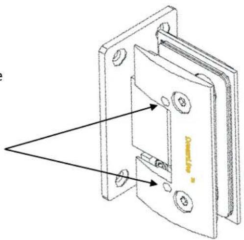 DreamLine Unidoor Plus SHEN-2428303436-04 - Setting the Adjustable Hinges - 1
