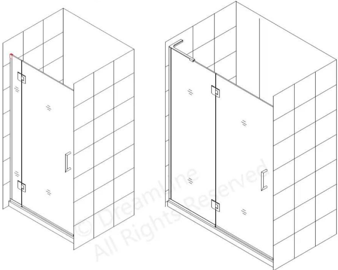 DreamLine Unidoor-X E12730-04 - IMPORTANT - 1