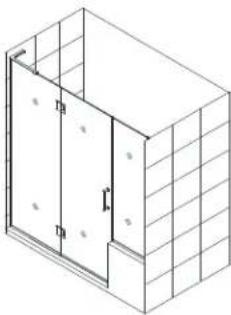 DreamLine Unidoor-X E12730-04 - This Unidoor-X Style M manual is used with the following Model Styles: - 8