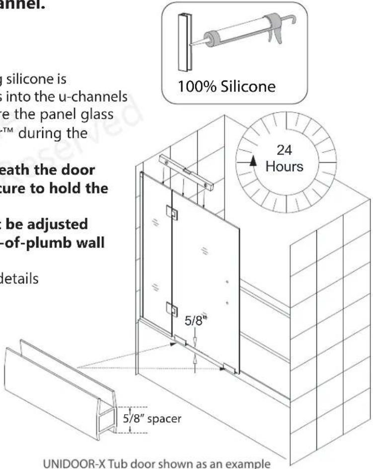 DreamLine Unidoor-X E12730-04 - IMPORTANT STEPS TO FOLLOW: - 2