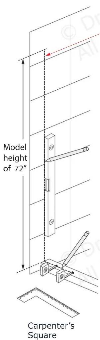 DreamLine Unidoor-X E12730-04 - Installation steps for 6" hinge panel with Hinge Panel Glass Bracket - 1