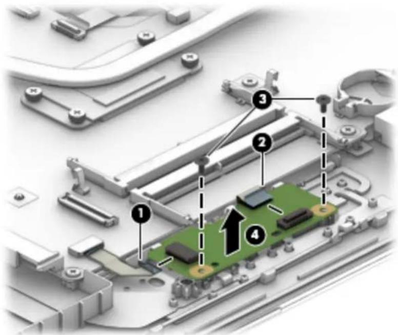 HP 17-y000 - TouchPad click board - 1