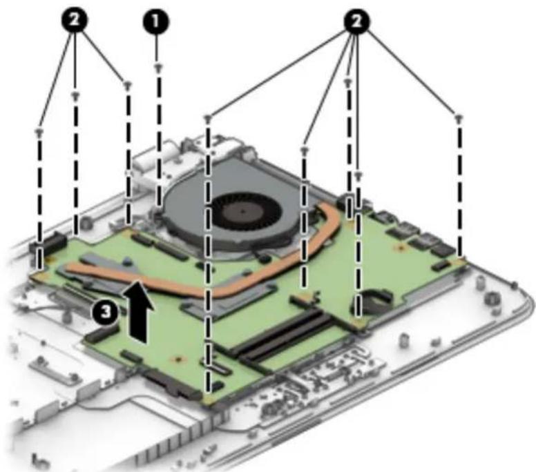 HP 17-y000 - Description Spare part number - 3