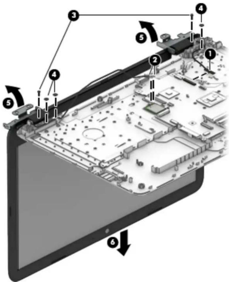 HP 17-y000 - Description Spare part number - 4