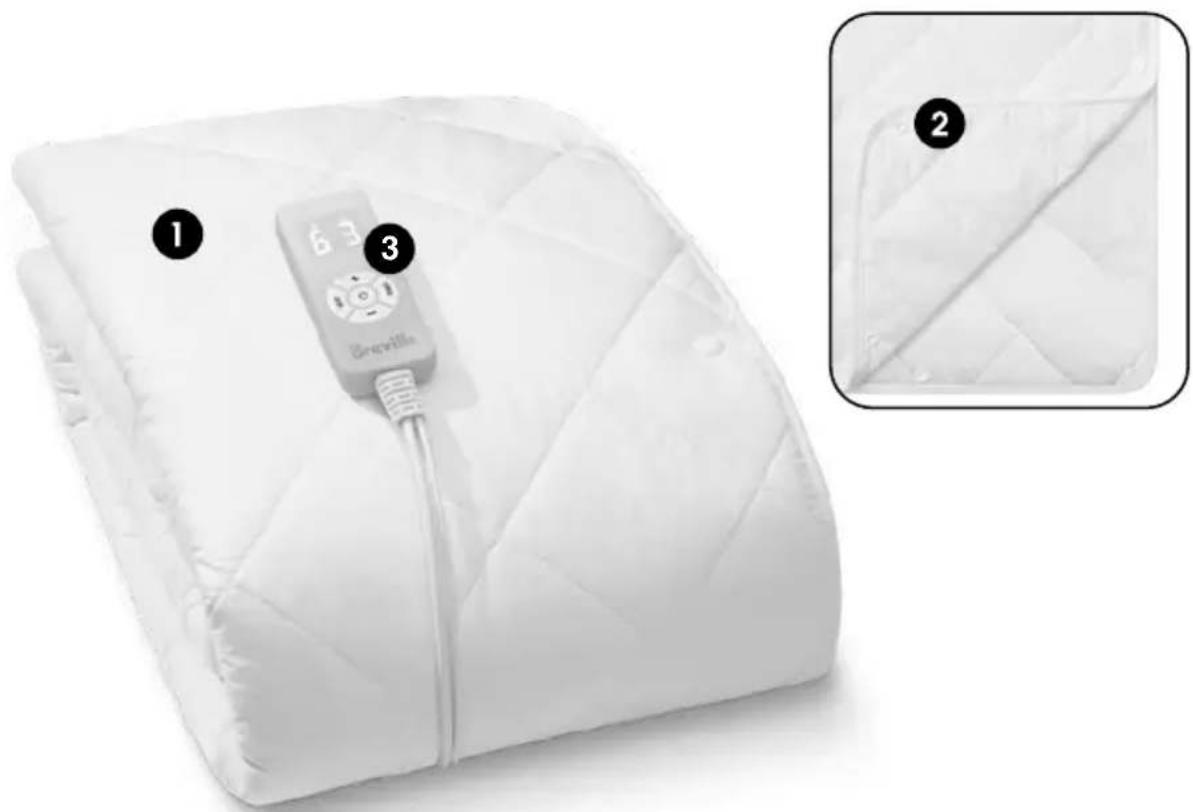 BREVILLE the Sleep Sound BEB539 - FOR HOUSEHOLD USE ONLY SAVE THESE INSTRUCTIONS - 1