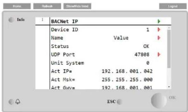 DAIKIN EWADC19T-XLB3 - BACNET IP - 2