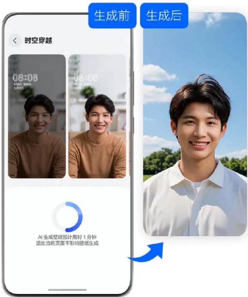 HUAWEI Mate 70 Air - 设置时空穿越主题 - 1