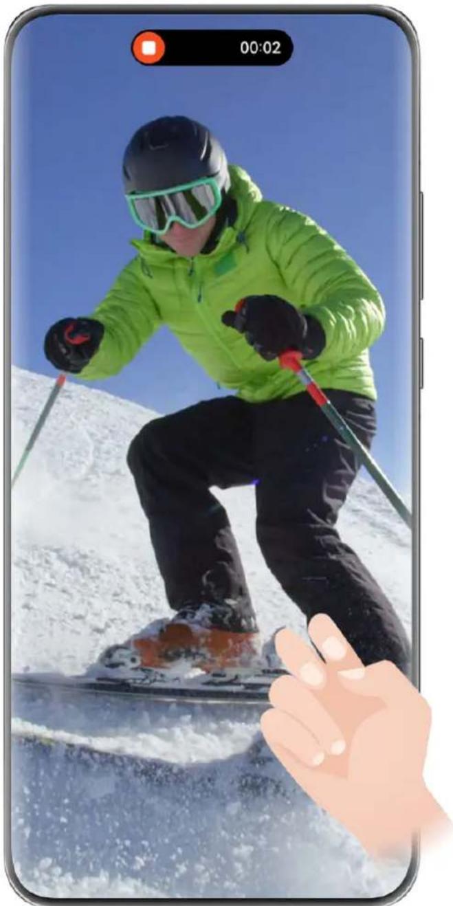 HUAWEI Mate 70 Air - 使用双指关节录屏 - 1