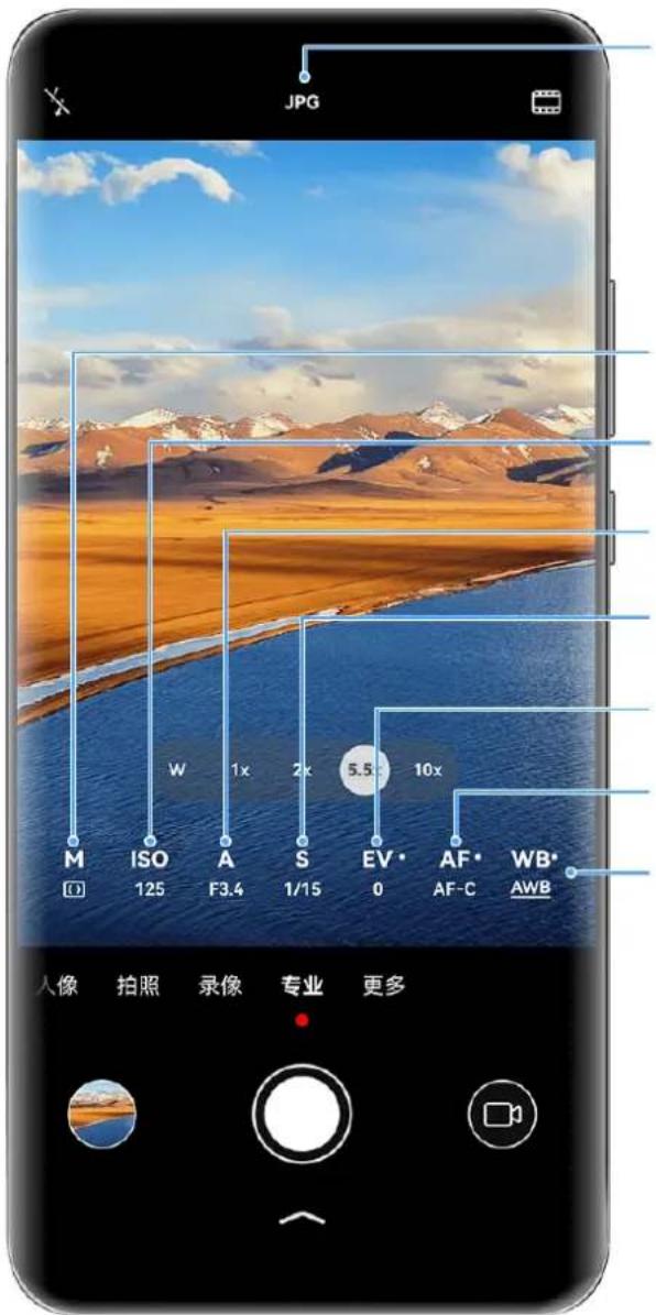 HUAWEI Mate 70 Air - 使用专业模式拍摄 - 1